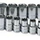 SK HAND TOOL 15 Pc 1/2" Dr Deep MetricChrome Socket Set SK1955
