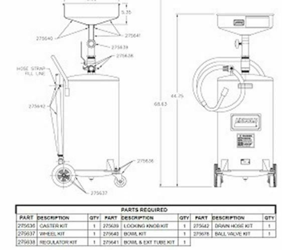LINCOLN Funnel for 3601 LN275640