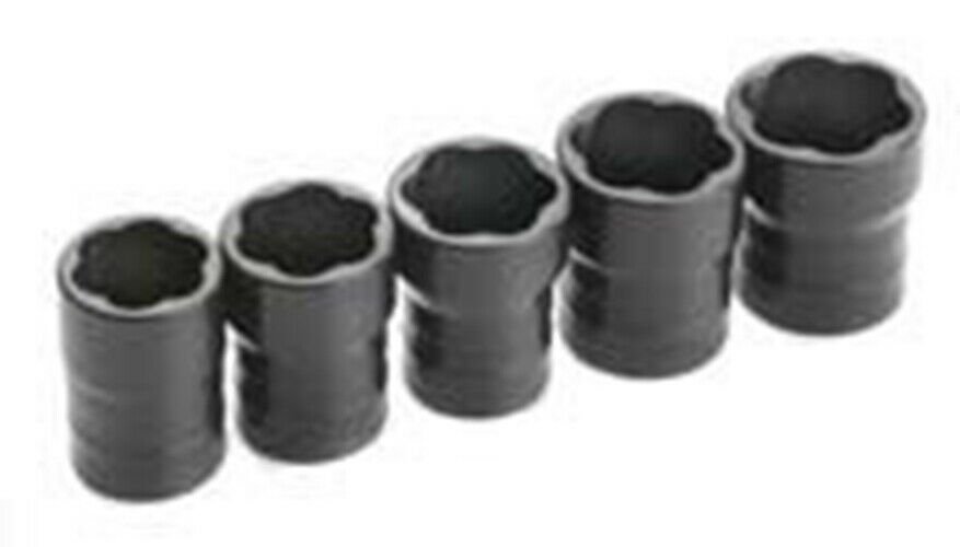 SK HAND TOOL 5 Piece Turbo Socket Set 1/2"Drive 3/4-1"/19-24MM SK875