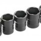 SK HAND TOOL 5 Piece Turbo Socket Set 1/2"Drive 3/4-1"/19-24MM SK875