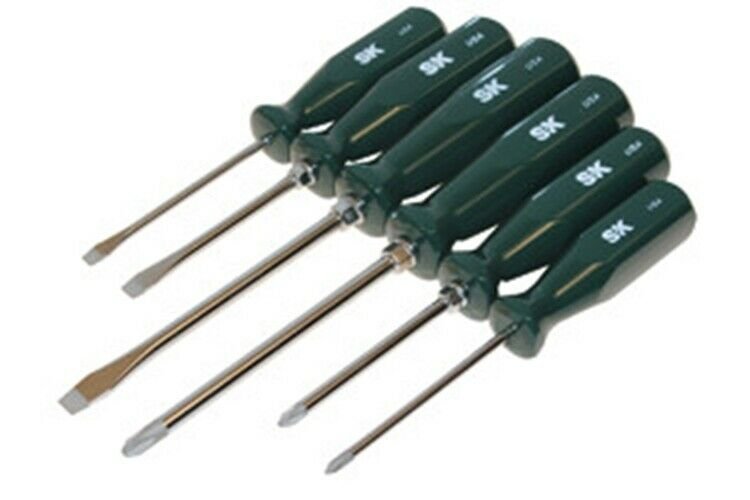 SK HAND TOOL Sure Grip 6 Piece AutomotiveScrewdriver Set SK86326