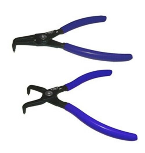 VIM TOOLS 7" OAL Snap Ring Bent PliersSet VMSRB7