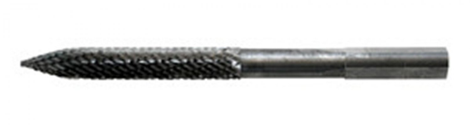 SHARK INDUSTRIES LTD Pointed Tire Repair SolidCarbide Bur 5/16" x 2" x 4" 3 SRBT