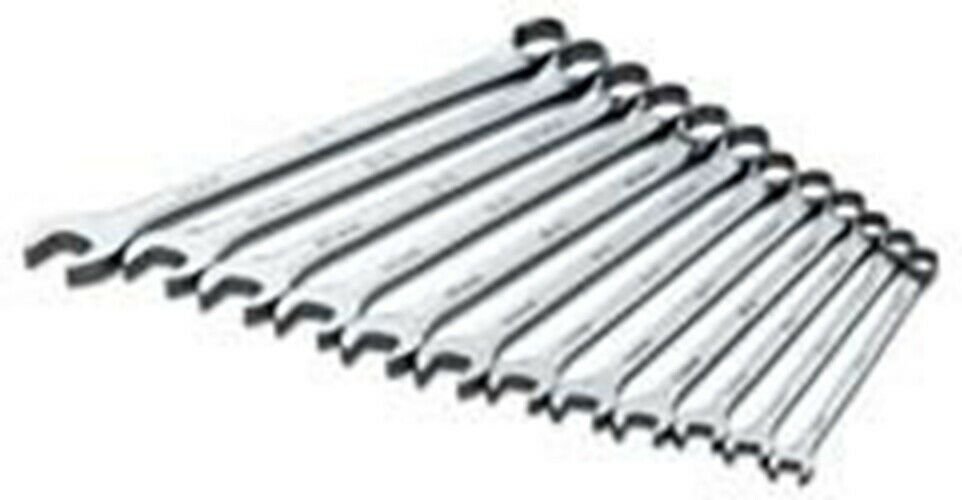 SK HAND TOOL 12 Piece 12 Point Metric LongPattern Combination Wernch Set SK86040