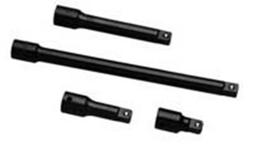 SK HAND TOOL 4 Piece Impact Extension Setwith Ball Retainer 1/2" Drive SK46164