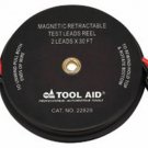S & G TOOL AID Magnetic Retractable TestLeads Reel-2 Leads x 30' TA22820