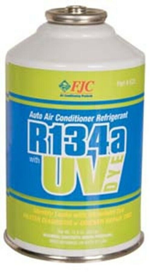 FJC INC. R134a Refrigerant with UV Dye.12.5 oz FJ623