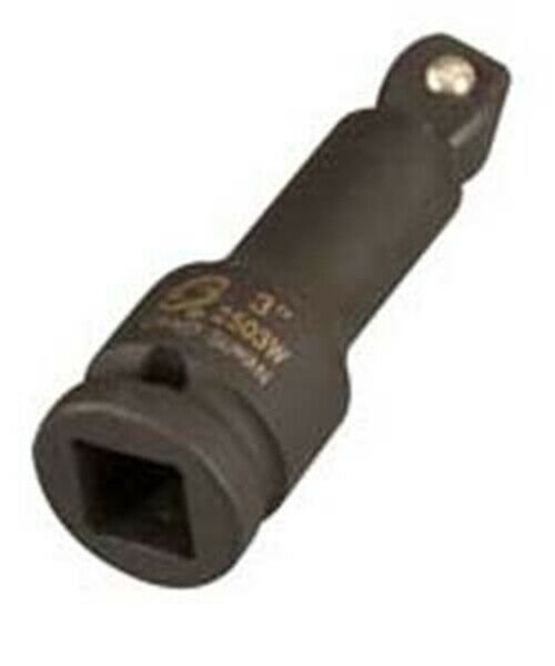SUNEX TOOL 3/8" Drive 3" Impact WobbleExtension SU3503W