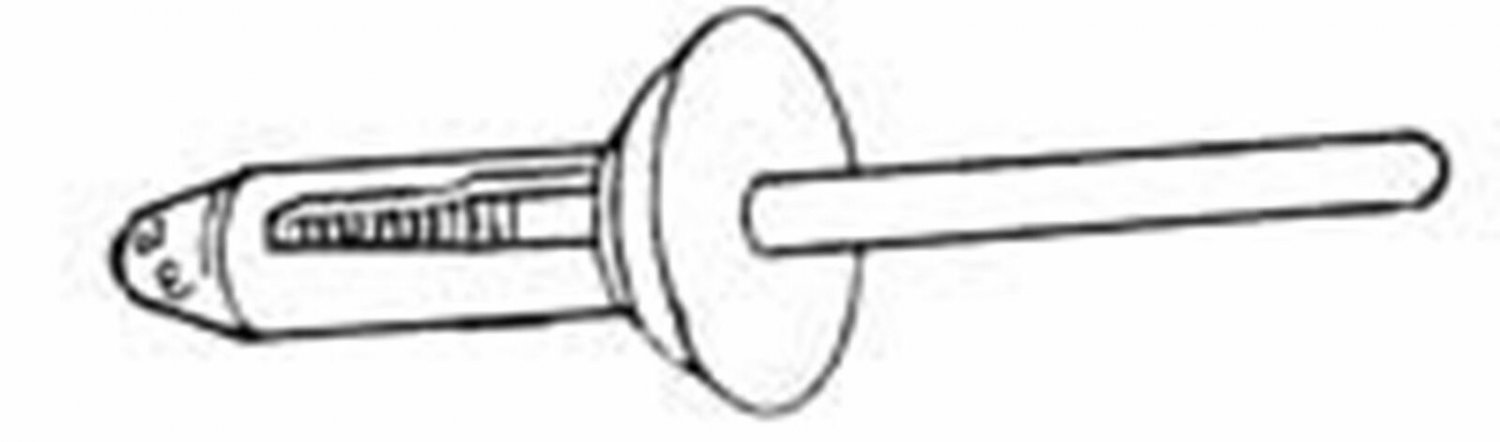 W & E SALES CO Nylon Blind Rivet (25Pk) WE2642