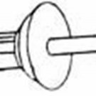 W & E SALES CO Nylon Blind Rivet (25Pk) WE2642