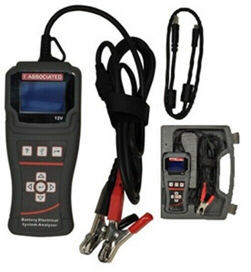 ASSOCIATED EQUIPMENT Digital Battery ElectricalSystem Analyzer Tester with AS12-