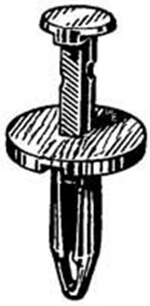 W & E SALES CO PLASTIC DRIVE RIVET WE2398