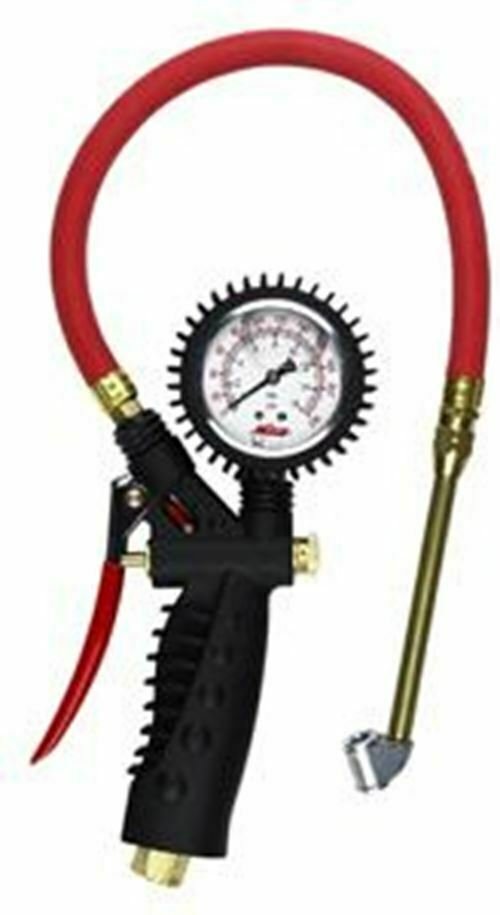 MILTON Pro Analog Pistol Grip 230 PSI Inflator Gauge  Dual Head MIS-576A