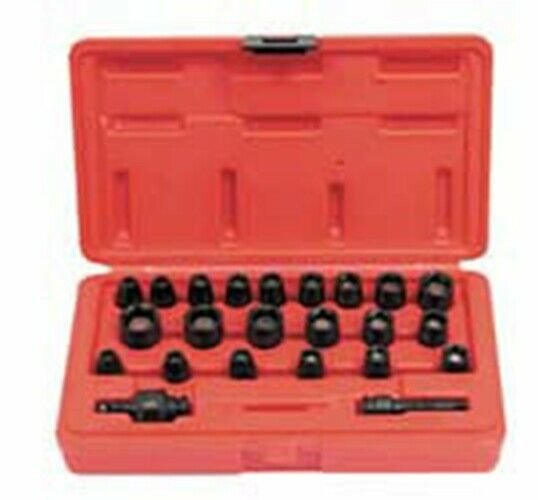 SUNEX TOOL 23 Piece 1/4" Drive MasterMagnetic Set 3/16-1/2 5-15MM SU1818