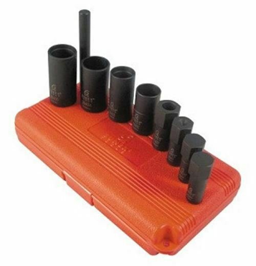 SUNEX TOOL 9 Piece Hub Cap and WheelLock Removal Kit SU2840