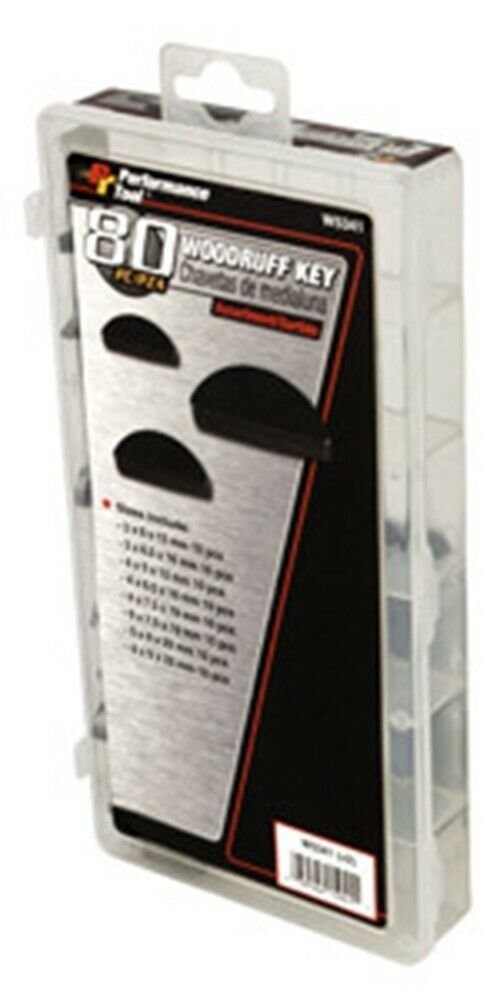 Performance Tool 80 Piece Woodruff KeyAssortment PMW5341