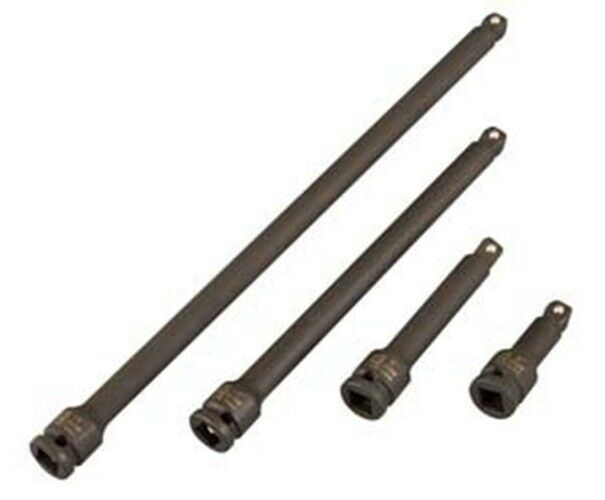 SUNEX TOOL 4 Piece 3/8" Drive ImpactWobble Extension Set SU3504