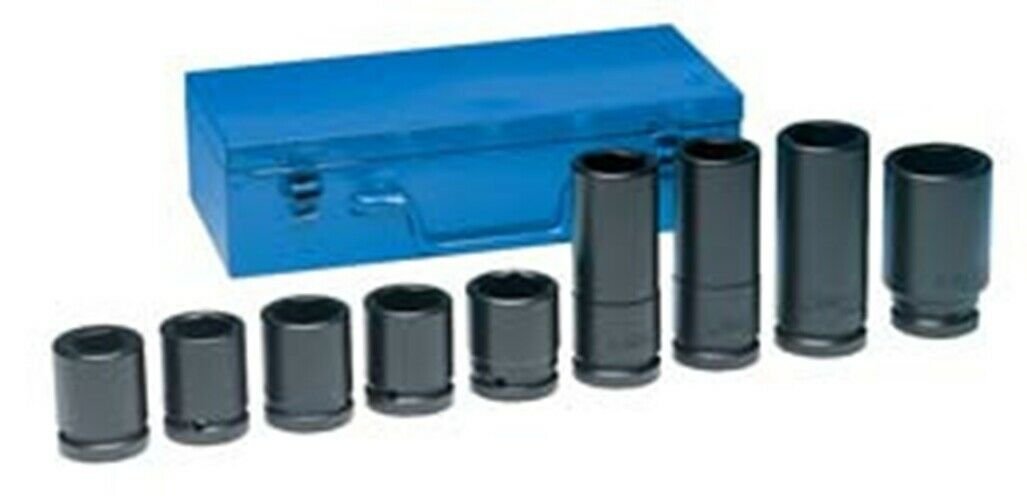 GREY PNEUMATIC 3/4" Drive 9 Piece TruckWheel Set GY8030