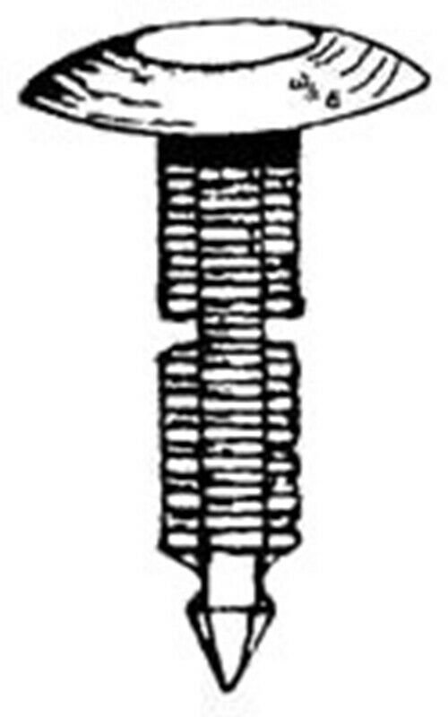 W & E SALES CO RETAINER INTERIOR TRIM NYLON WE2107