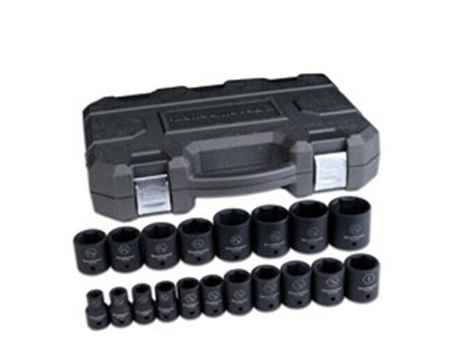GEARWRENCH 19 Piece 1/2" Drive 6 PointSAE Impact Socket Set KD84932N