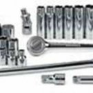 SK HAND TOOL 28 Pc Mix 1/2" Dr 6 Pt ChromeSocket Set SK4128-6