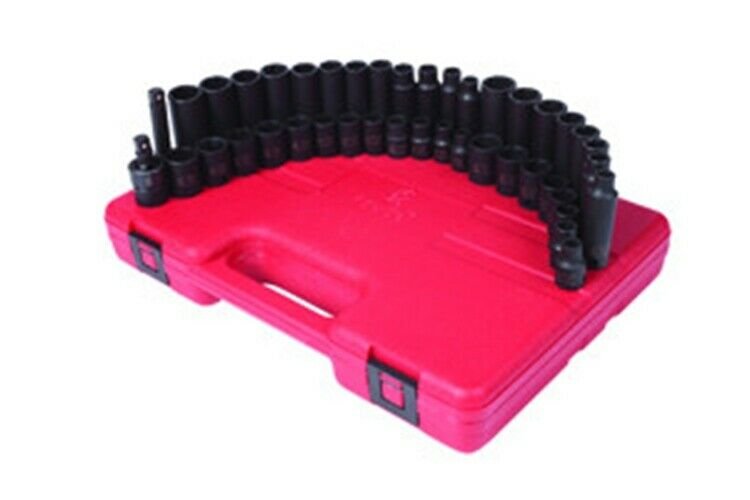 SUNEX TOOL 42 Piece 3/8" Drive ImpactSocket Set SU3342