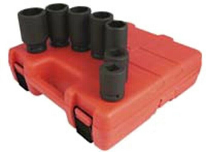 SUNEX TOOL 7PC 3/4DR MM DP SKT SET17-41MM SU4070M