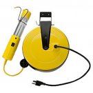 BAYCO 13 Watt Fluorescent Work Light50'Ft.Retactable Reel BYSL-826
