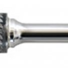 SHARK INDUSTRIES LTD Ball-Nosed Cone Bur- BrazedHead 1/2"x1-1/8"x3" Double Cut S