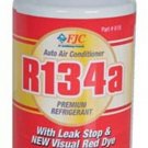 FJC INC. R134A Red Dye PremiumRefrigerant with Leak Stop FJ618