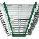 SK HAND TOOL 15 Piece 12 Point SuperKromeMetric Combination Wrench Set SK86265
