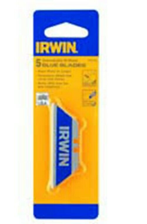 IRWIN Blue Blade Utility Knife Blade5 Per Pack HA2084100