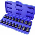ASTRO PNEUMATIC 18 Piece 3/8" Drive Nano Impact Hex Driver Sockets - AO94418H