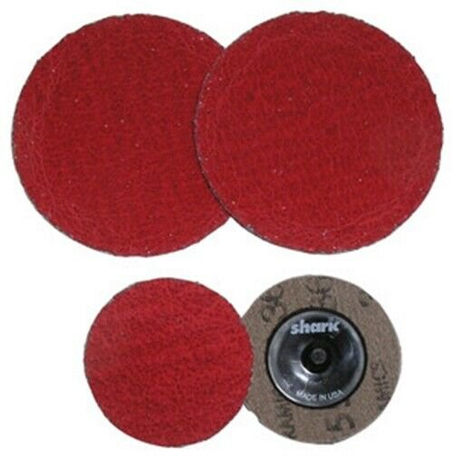 SHARK INDUSTRIES LTD 2"60 Red Grit Ceramic MiniGrinding Discs/25 Pack SR12625