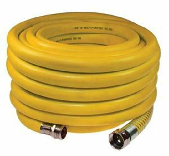 COIL HOSE PNEUMATICS Yellow Belly Wash IndustrialWash Down Hose 5/8" x 50' CHYBW