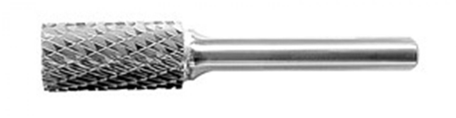 SHARK INDUSTRIES LTD Cylinder Shape Bur- BrazedHead 1/2"x1"x3" Double Cut SRBT17