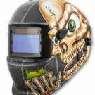 Shop Iron Skull Solar Powered Auto DarkWelding Helmet SO41279