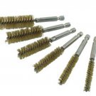 INNOVATIVE PRODUCTS OF AMERICA 6 pc set of Twisted Brass WireBore Brushes IP8081