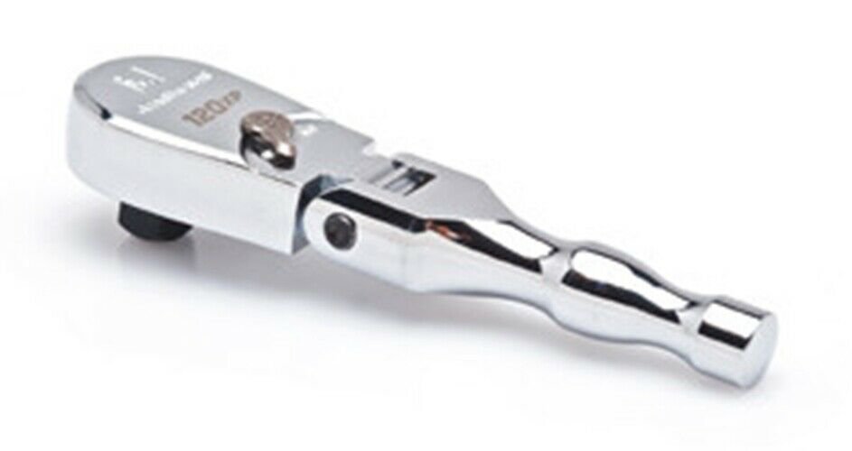 GEARWRENCH 3/8" 120XP Full Polish StubbyFlex Teardrop Ratchet KD81212P