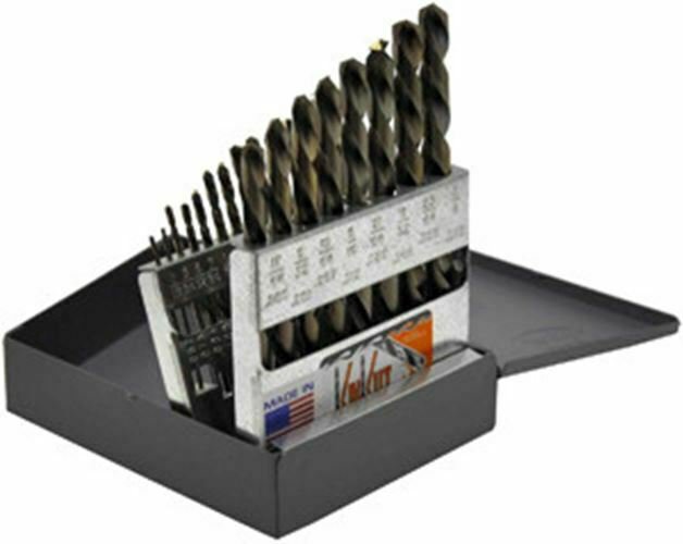 KNKUT 21 Piece Left Hand JobberLength Drill Bit Set KW21KK6