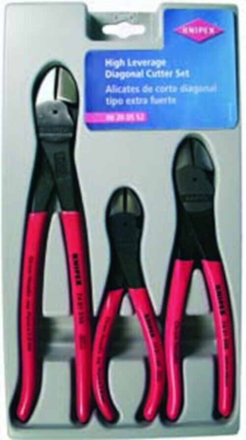 KNIPEX 3 Piece Hi Lev DiagonalCutter Set KX002005S2