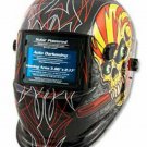 Shop Iron Skull Flame Solar PoweredAuto Dark Welding Helmet SO41283