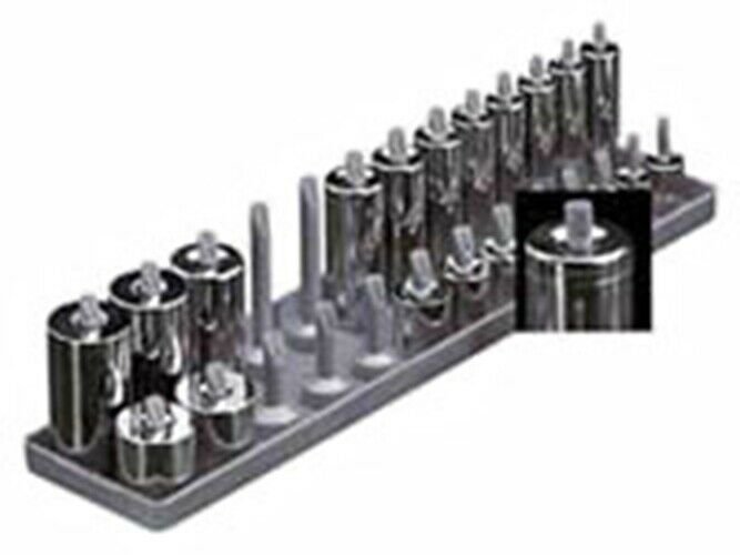 HANSEN GLOBAL INC. 1/2" Peg Style Socket RackMetric HR1202