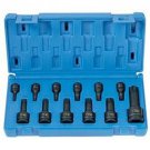 GREY PNEUMATIC 12 Piece 1/4" 3/8" 1/2" TamperProof Star Driver Set GY1235TT