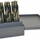 KNKUT 8 Piece S&D 1/2" Reduced ShankDrill Bit Set KW8KK12