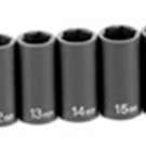 GREY PNEUMATIC 3/8" Drive 13 Piece Semi-DeepMetric Set GY1213MSD