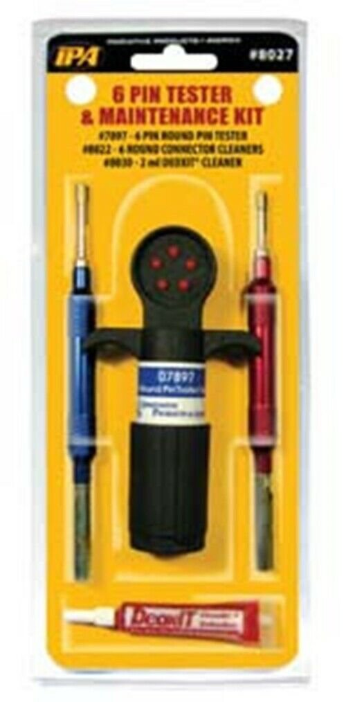 INNOVATIVE PRODUCTS OF AMERICA 6 Round Pin Maintenance KitFor Light & Medium Dut