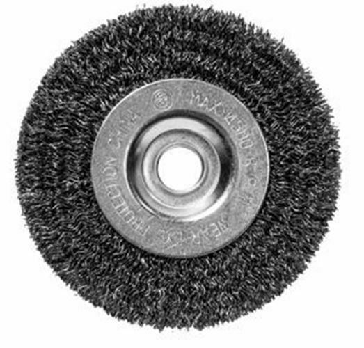 CENTURY DRILL & TOOL 4" x 1/2" Fine Bench Grinder.0008 Wire Wheel CY76843