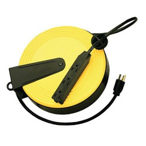 BAYCO 30' Three Outlet ExtensionCord Reel BYSL-800
