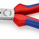 KNIPEX 8" Angled Long Nose Plierswith Cutter - Comfort Grip KX2622200